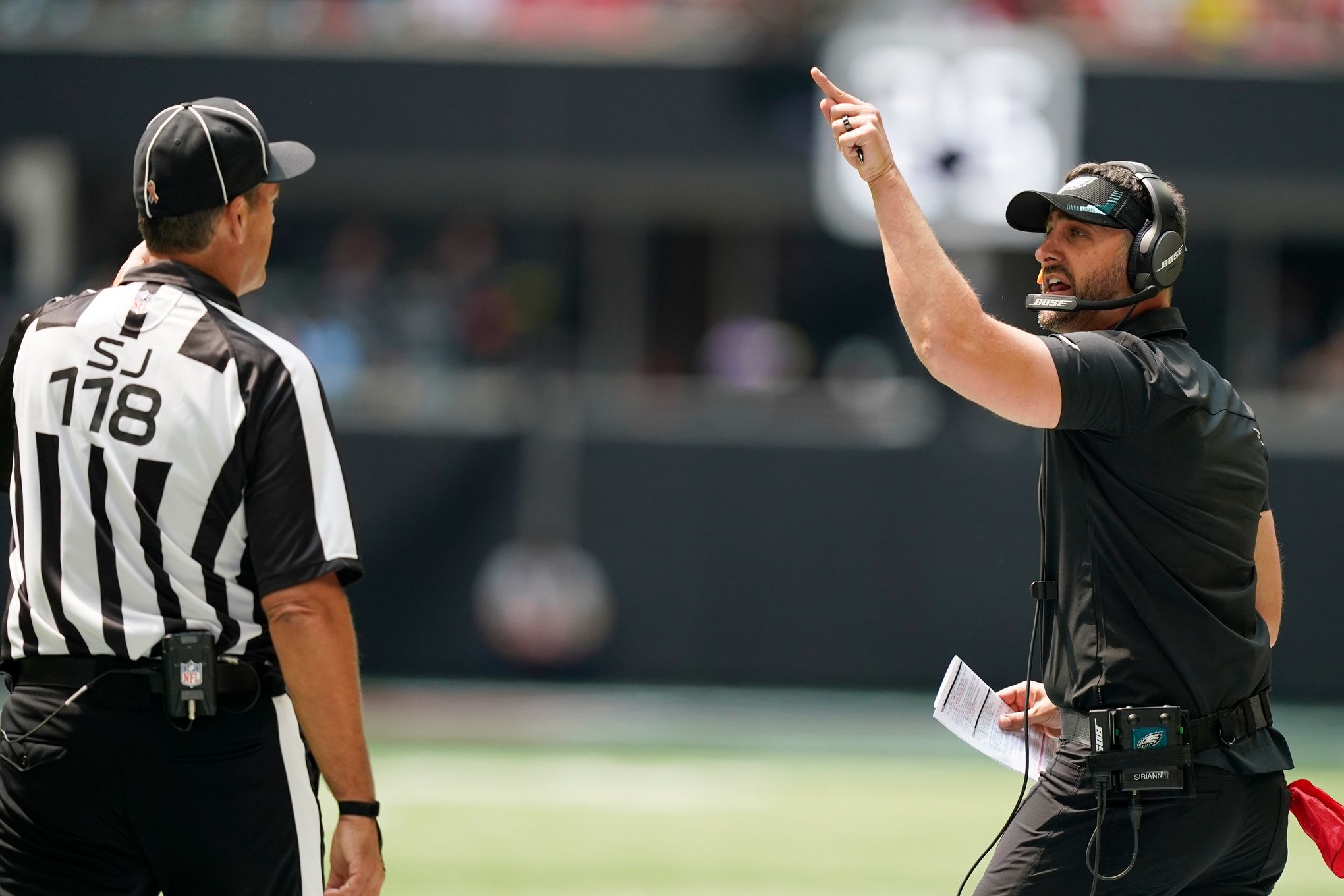 Philadelphia Eagles head coach Nick Sirianni tests positive for