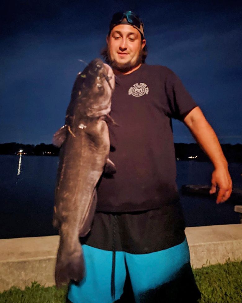 White catfish catch shatters state, and maybe, world record