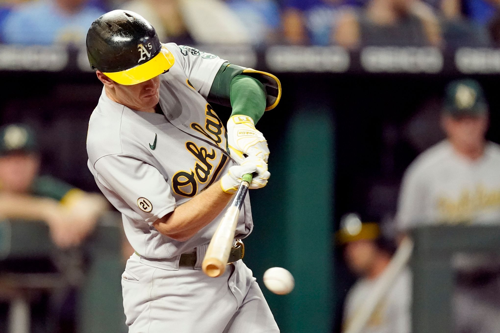 Matt Olson homers twice as A's win series finale against Royals