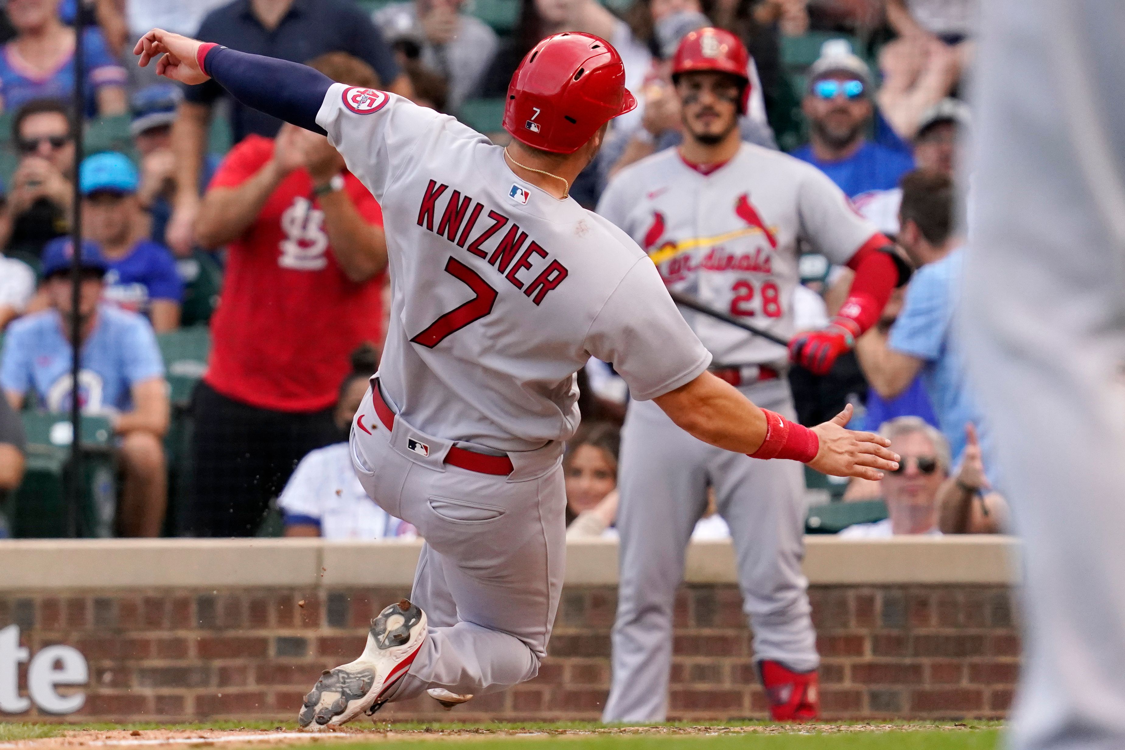 Sweet Cardinals win 16th in row go ahead in 9th top Cubs The