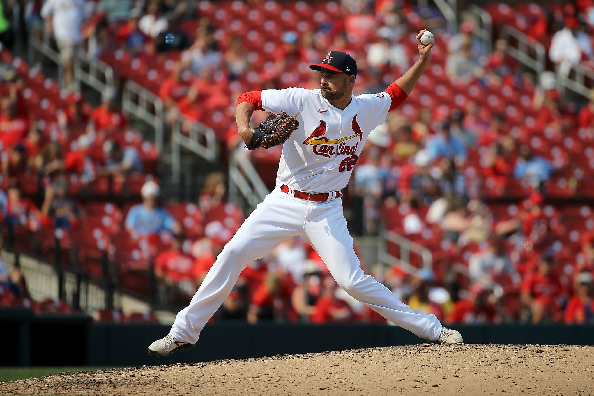 Cardinals reliever Giovanny Gallegos will race the clock this year