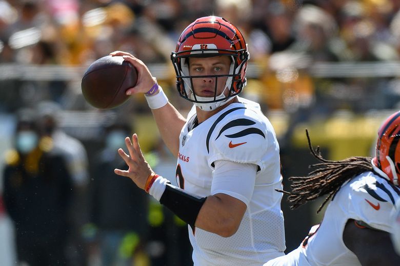 Burrow throws 3 TDs, Bengals drop listless Steelers 24-10 –