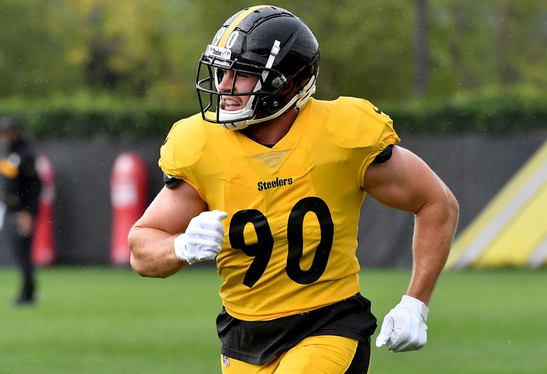 Matt Freed on Twitter: Steelers linebacker T.J. Watt talks with