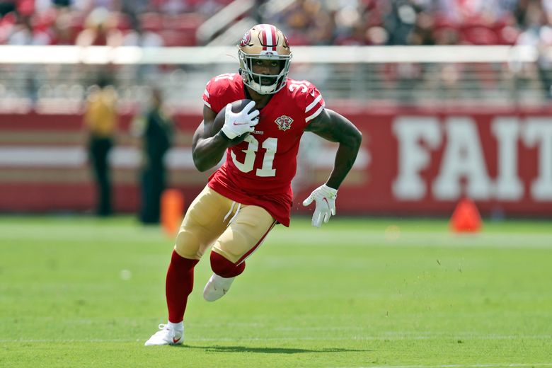 San Francisco 49ers' Raheem Mostert likely headed for injured reserve with  high ankle sprain 