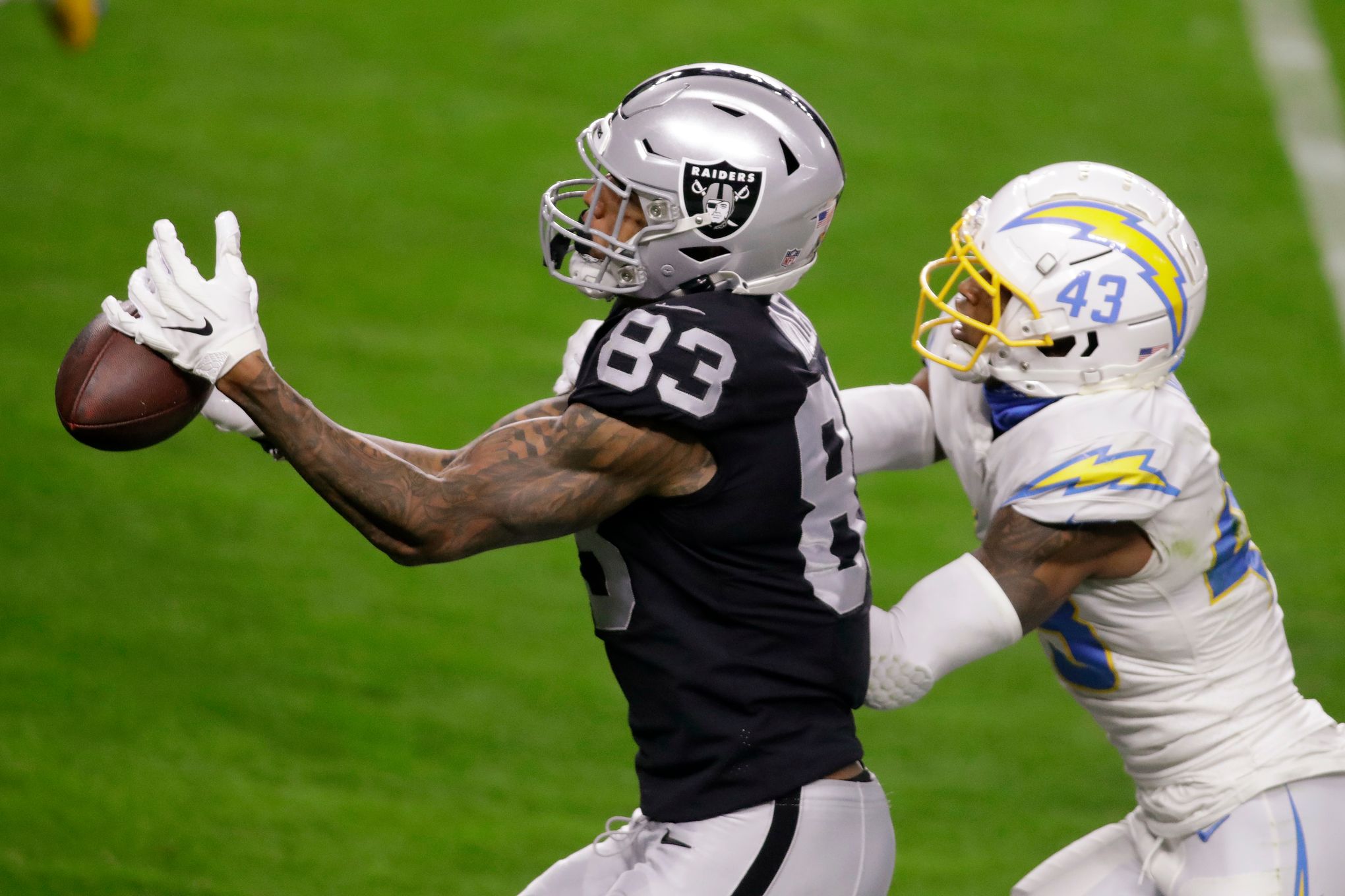 Waller went from Ravens practice squad to Raiders star