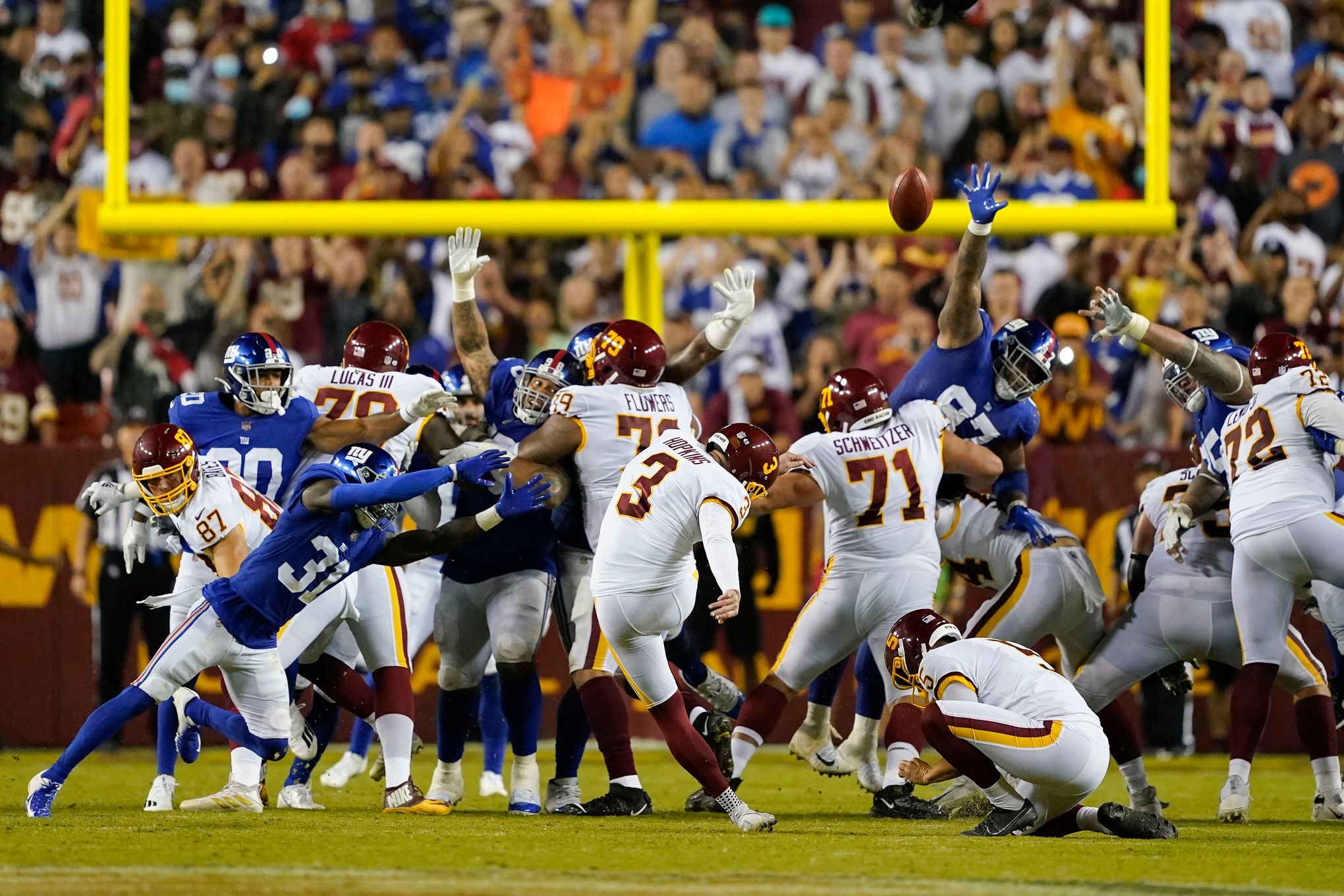 Giants Fall to Washington 30-29 – PureSportsNY