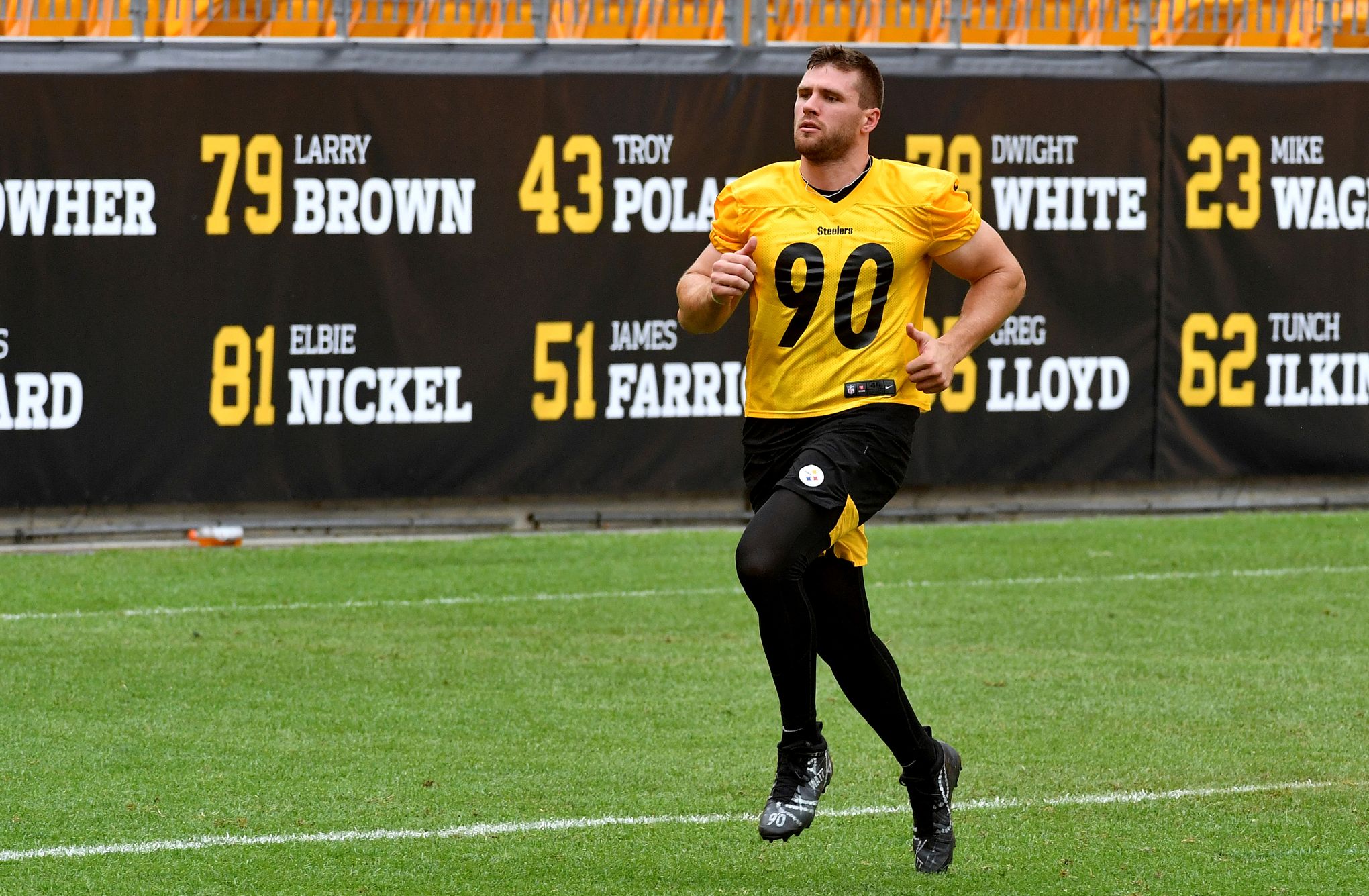 TV commercial star T.J. Watt preps for Steelers opener vs