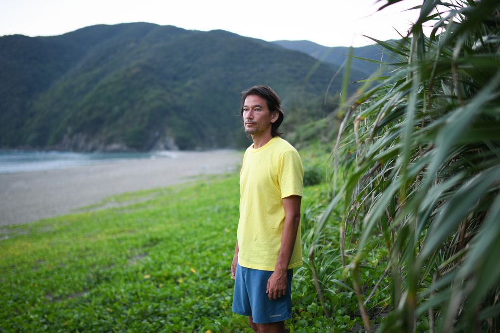 Jean-Marc Takaki began campaigning against the concrete wall after moving to a nearby town to escape the stress of urban life. (Noriko Hayashi / The New York Times)