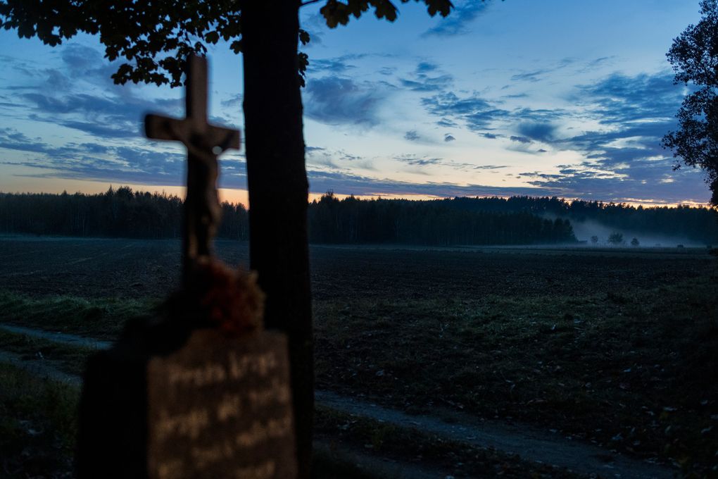 An area in Sokolka County, Poland near the border with Belarus, which has been declared an emergency exclusion zone, as the authorities seek to keep out migrants, on Oct. 1, 2021. (Maciek Nabrdalik / The New York Times)