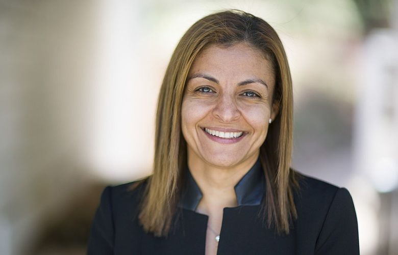 This photo provided by Wikimedia Commons shows Maryana Iskander, Co-Founder Harambee Youth Employment Accelerator South Africa, on Nov. 17, 2017. he non-profit that operates Wikipedia, one of the world’s most popular websites, has a new CEO, Maryana Iskander, whose background spans continents and fields (Gabriel Diamond/Wikimedia Commons via AP) NYBZ950 NYBZ950