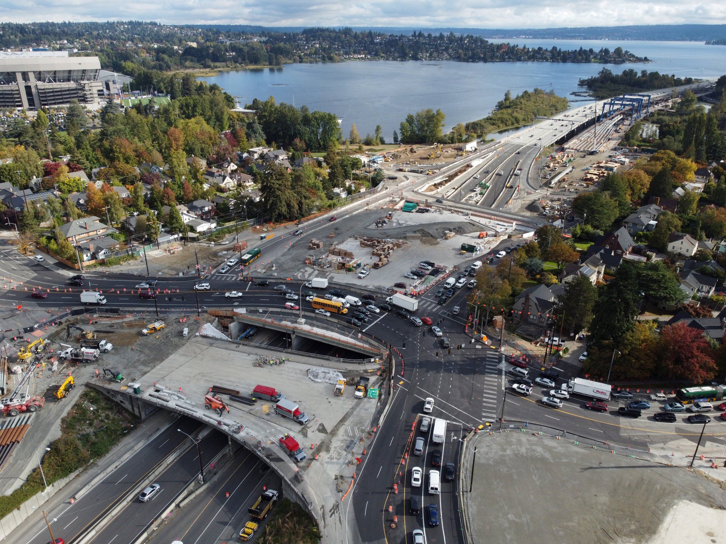 Montlake interchange and Highway 99 tunnel to close this weekend 