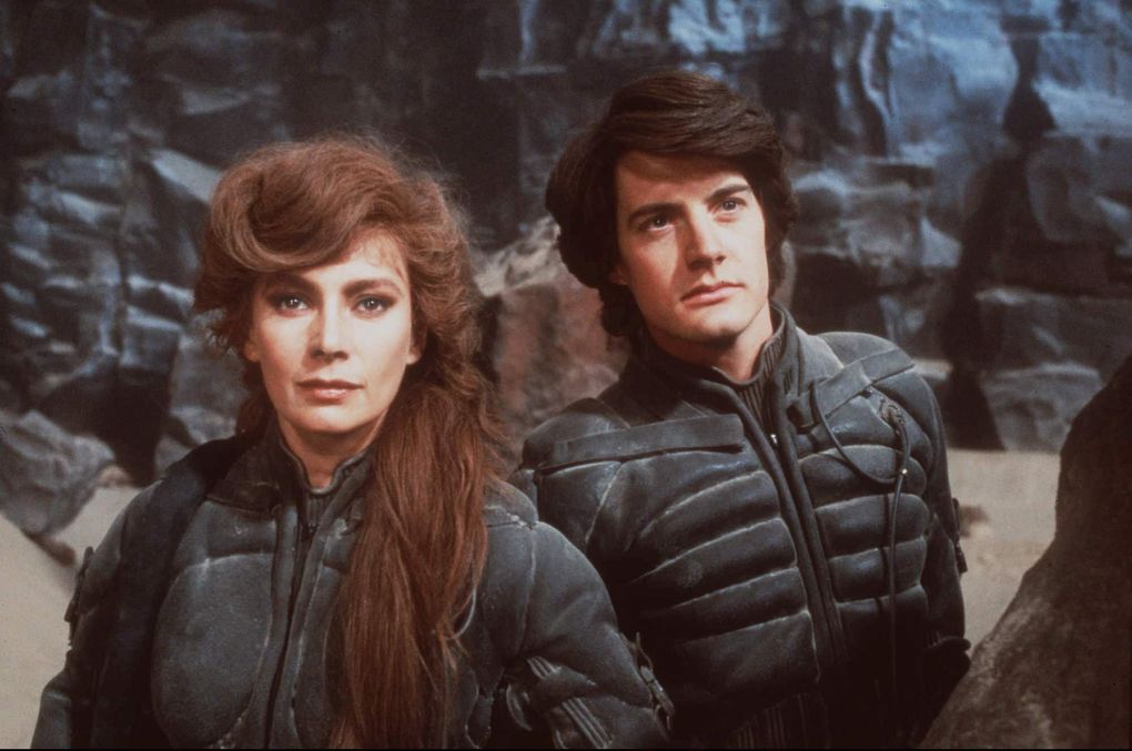 Francesca Annis as Lady Jessica, left, and Kyle MacLachlan as Paul Atreides in David Lynch’s 1984 “Dune.” (Universal)