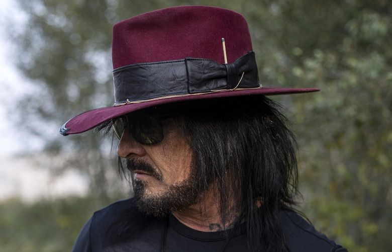 Nikki Sixx at home in in Jackson, Wyo., in 2020.