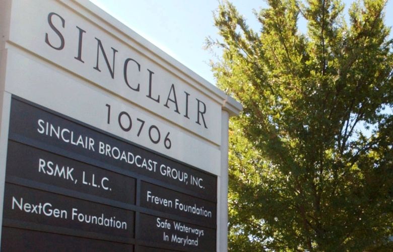 FILE – In this Oct. 12, 2004, file photo, Sinclair Broadcast Group, Inc.’s headquarters stands in Hunt Valley, Md. Sinclair Broadcast Group said Monday, Oct. 18, 2021, that it’s suffered a data breach and is still working to determine what information the data contained. The Baltimore company owns and/or operates 21 regional sports network and owns, operates and/or provides services to 185 television stations in 86 markets.(AP Photo/Steve Ruark, File) NY152 NY152
