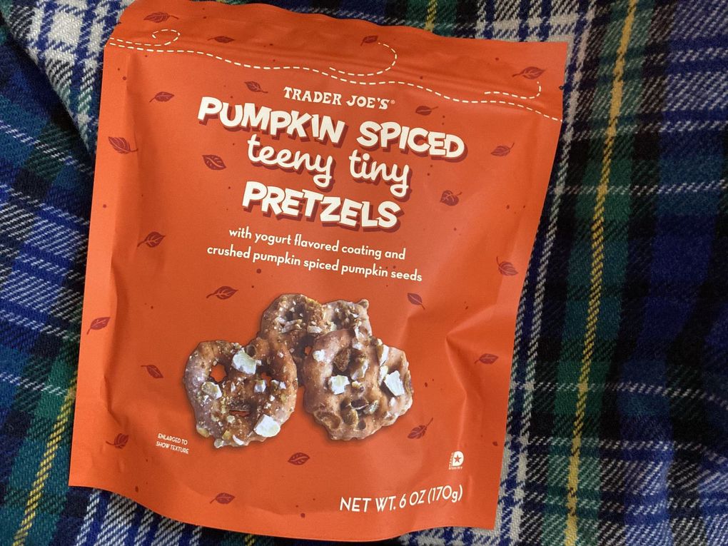 Pumpkin Spiced Teeny Tiny Pretzels from Trader Joe’s. (Chris Borrelli/Chicago Tribune/TNS) (Chris Borrelli / TNS)