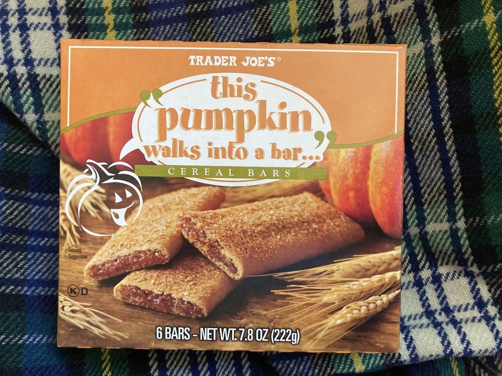 Pumpkin-flavored cereal bars from Trader Joe’s. (Chris Borrelli/Chicago Tribune/TNS) (Chris Borrelli / TNS)