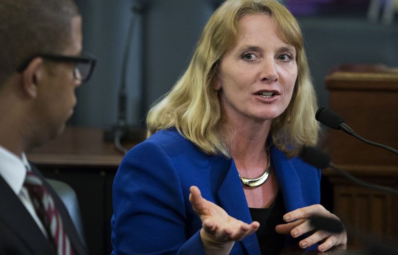 Mary “Missy” Cummings during a Senate hearing on self-driving cars in 2016.