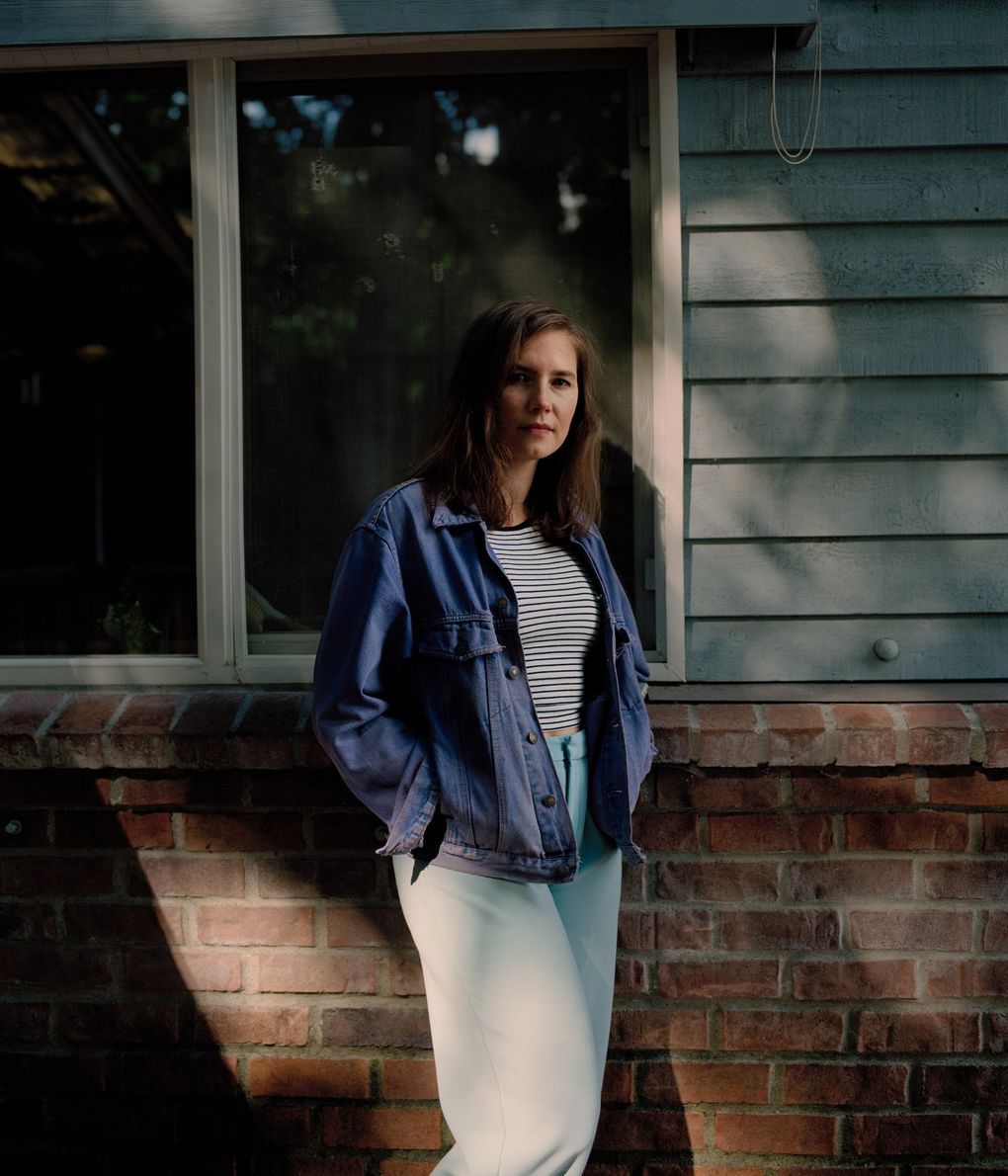 Amanda Knox at home. (Ricardo Nagaoka/The New York Times)