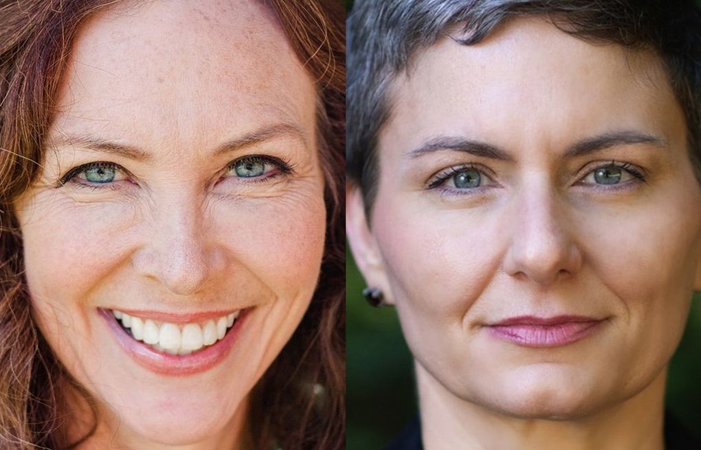 Seattle city attorney candidates Ann Davison, left, and Nicole Thomas-Kennedy.