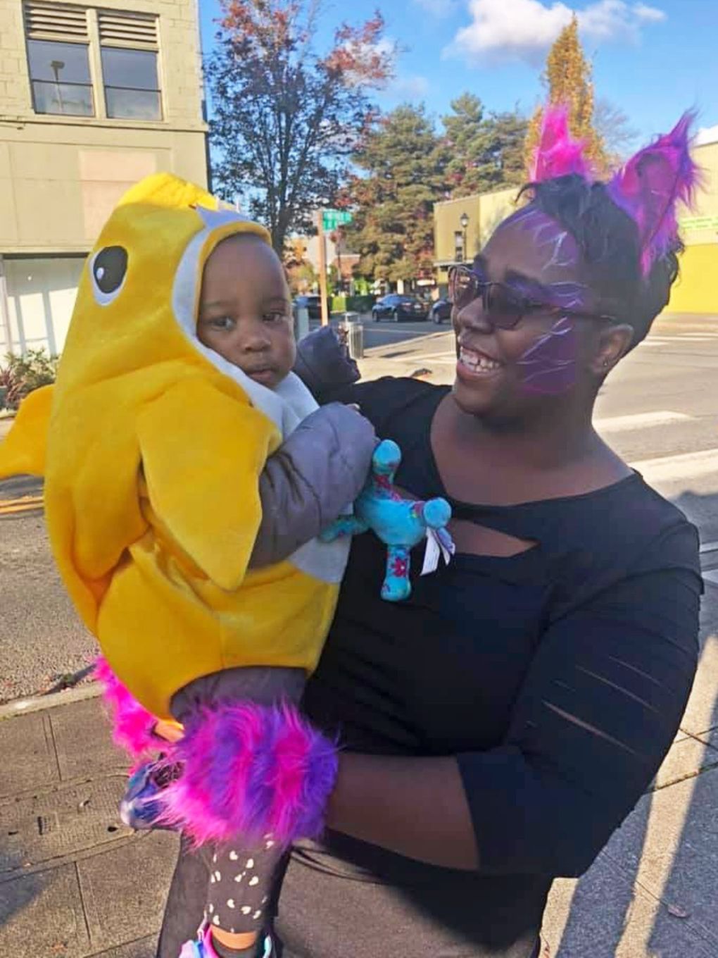 Erica Carew and her daughter Amelia at Kent’s Street of Treats in 2019. (Courtesy of Gaila Haas)
