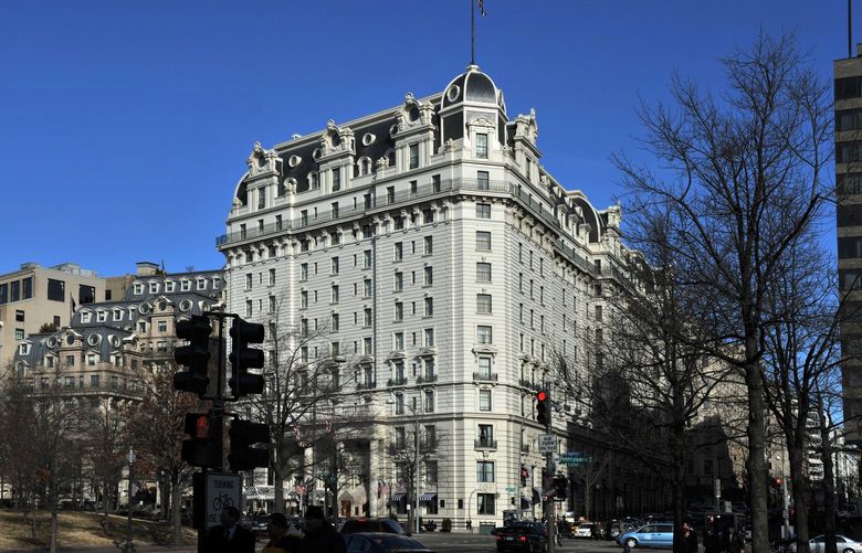 A team of advisers and lawyers worked at the Willard hotel in Washington, D.C., seeking to pull off what they claim was a legal strategy to reinstate President Donald Trump for a second term. MUST CREDIT: Washington Post photo by Jahi Chikwendiu