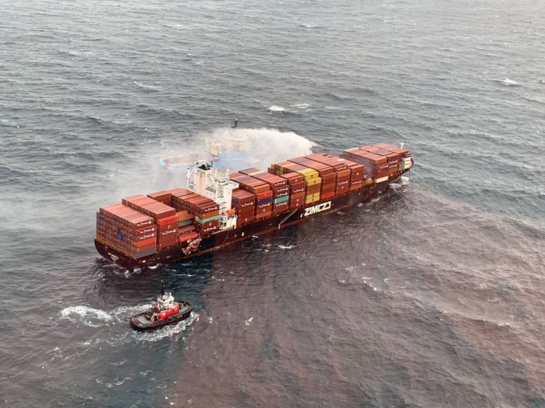 Cargo Overboard, Intense Rolling: The Risks Of Fully Loaded Mega-Container  Ships : NPR
