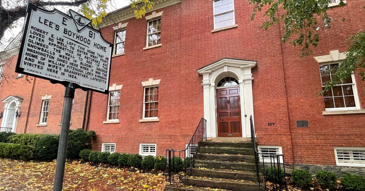 Robert E. Lee's childhood home is up for sale. The $ million listing  doesn't mention him at all | The Seattle Times