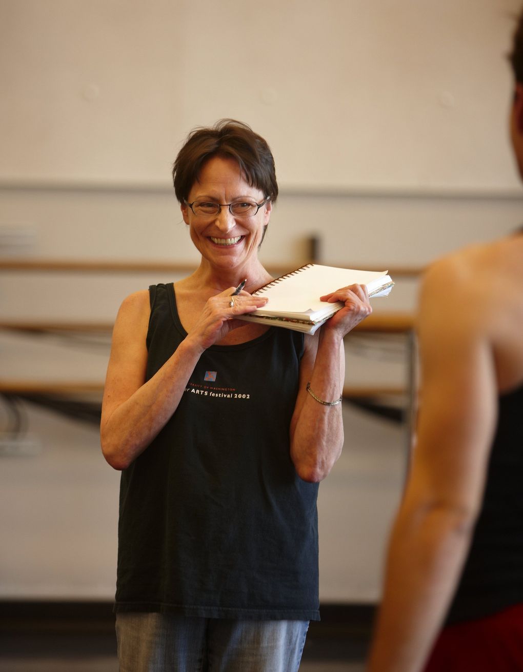 Hannah C. Wiley, director of Chamber Dance Company at the University of Washington. (Benjamin Benschneider / The Seattle Times, 2009)
