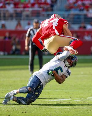 Report Card: Bob Condotta grades the Seahawks' 28-21 victory vs. the 49ers  in Week 4