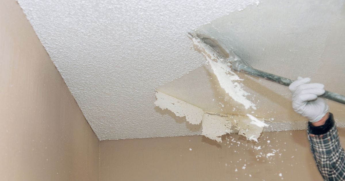 How to Remove a Popcorn Ceiling