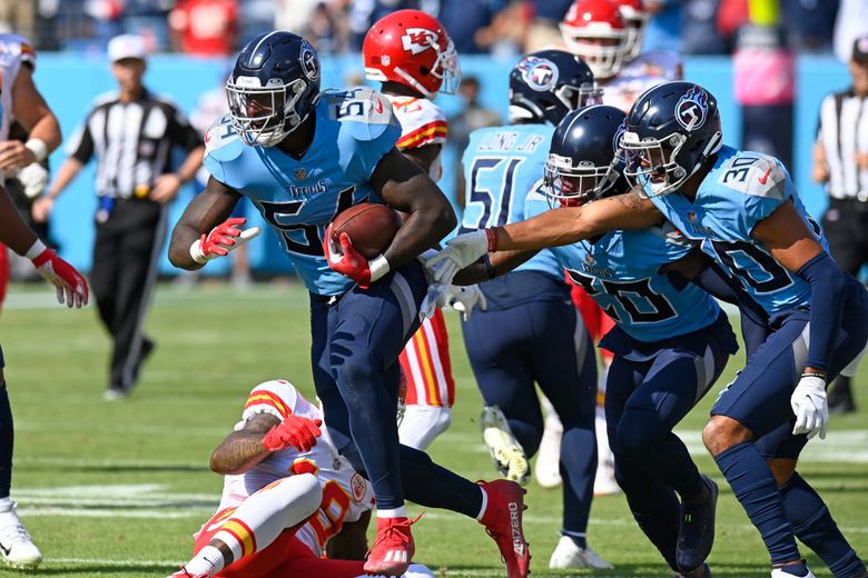 Chiefs losing at half 14-3, turnovers causing frustration for