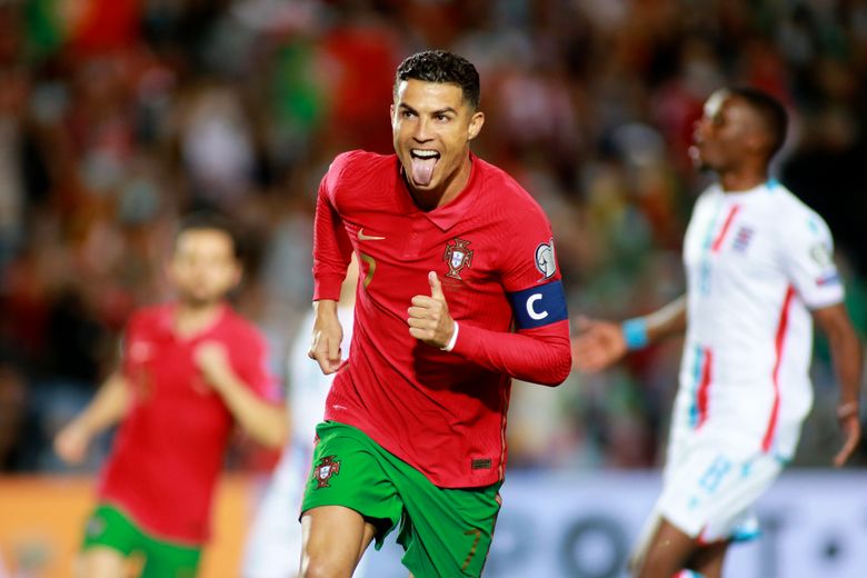 Football Qatar on X: Cristiano Ronaldo scored another hattrick as Portugal  eased to a 5-0 victory over Luxembourg, but Serbia still on top of the  group with a one-point advantage after beating