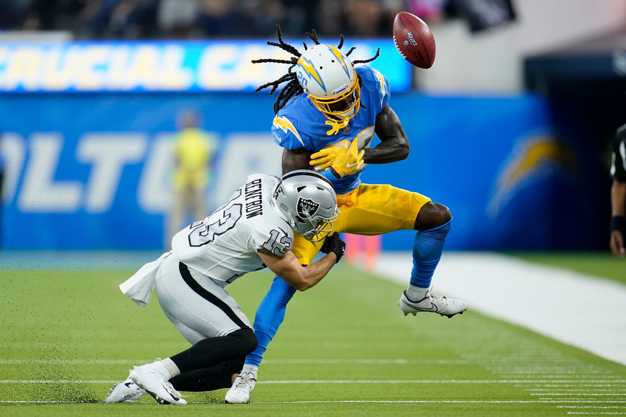 Chargers host Raiders looking to extend winning run for home team