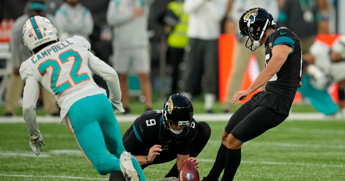 Jacksonville Jaguars end 20-game losing streak after using 'slider