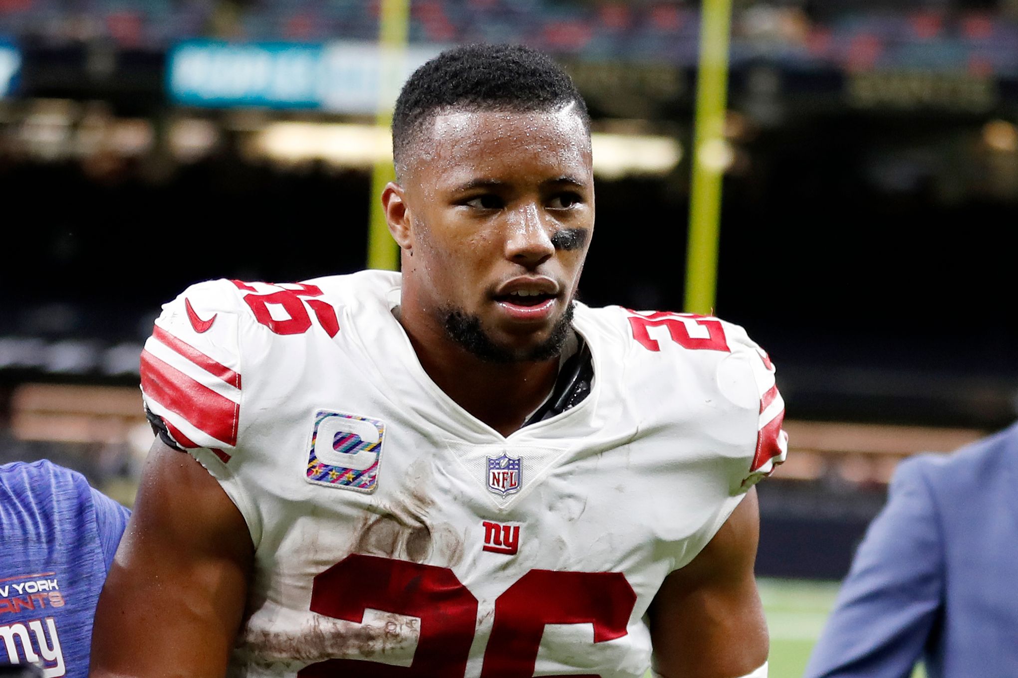 Saquon Barkley injury: Giants star has X-rays on right ankle