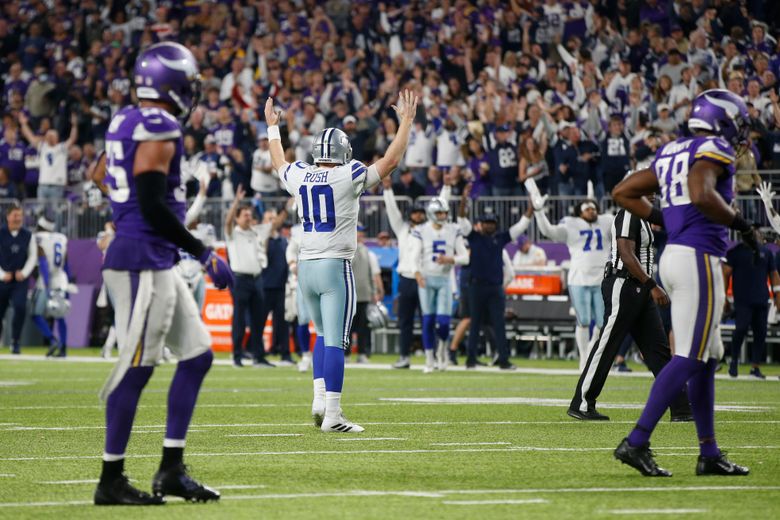 With Dak Prescott down, Cooper Rush passes Cowboys past Vikings 20-16 – The  Denver Post