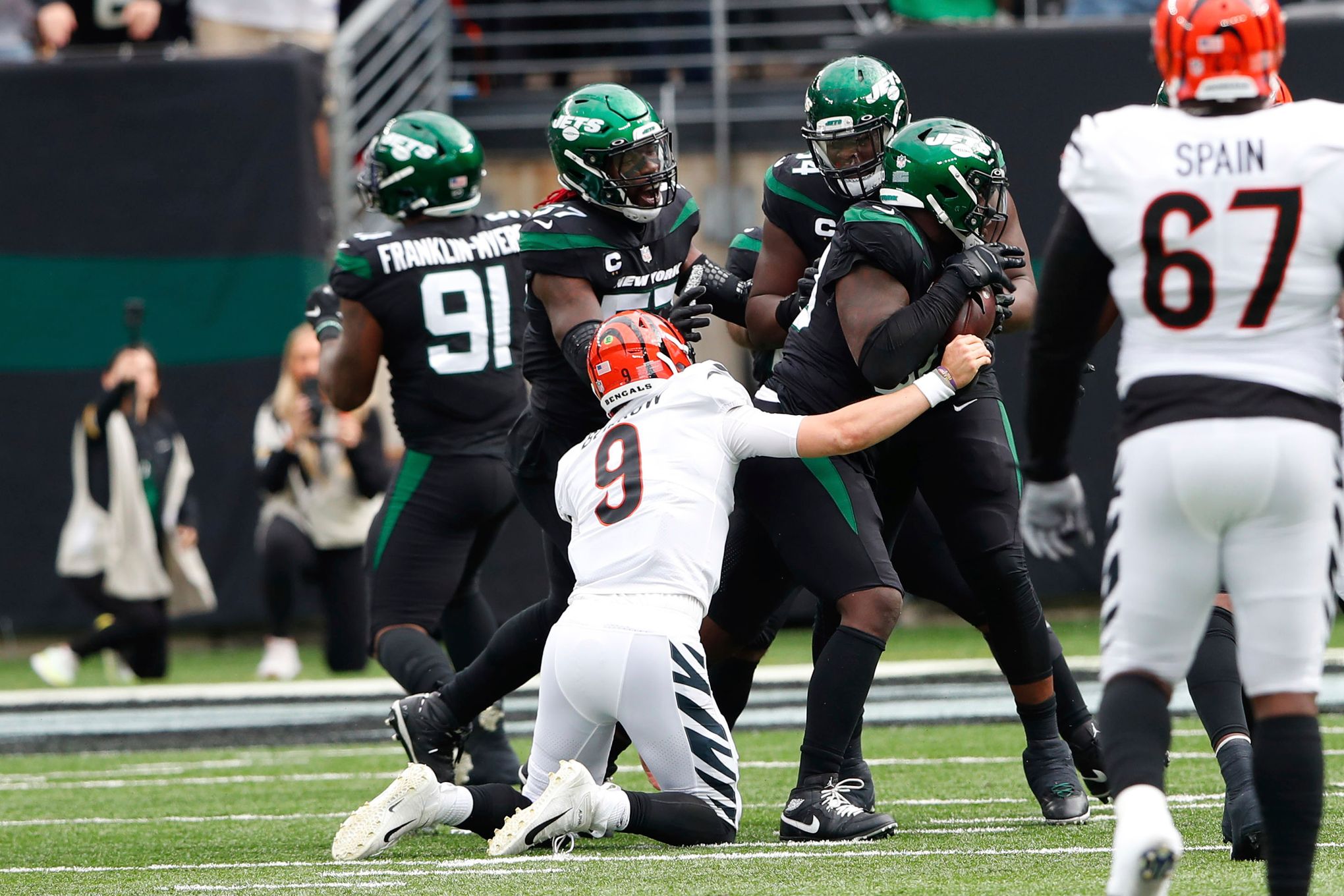 Cincinnati Bengals lose 34-31 against the New York Jets