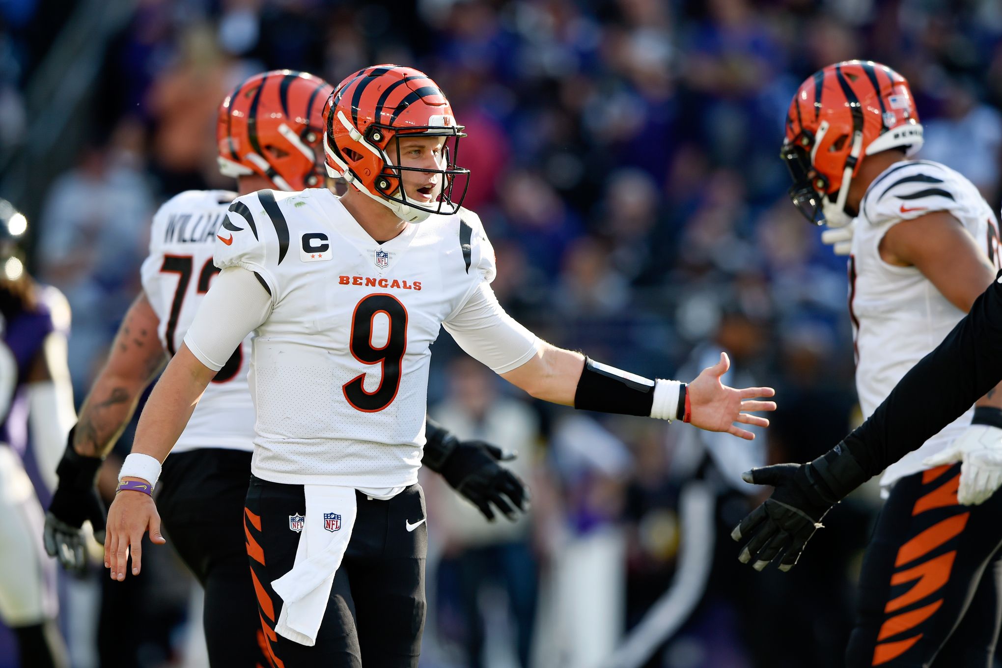 Joe Mixon Scores Five TD's for Bengals Who Roll Without Ja'Marr Chase