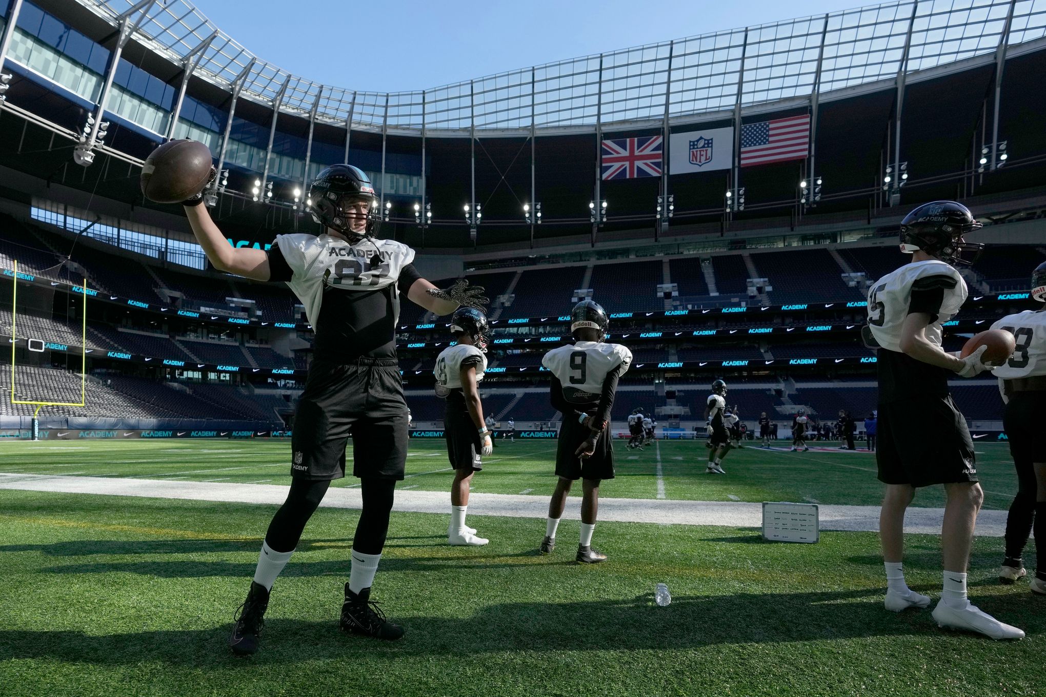 NFL Academy in London eyes games, US college summer camps