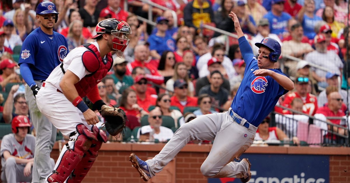 Cubs edge Cardinals 32 in rainshortened finale The Seattle Times