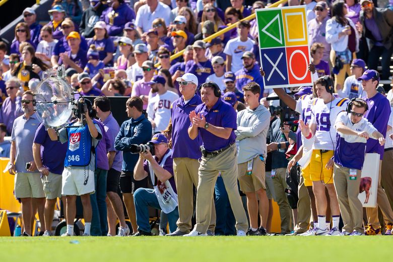 LSU, football coach Ed Orgeron to part ways at end of season | The Seattle  Times