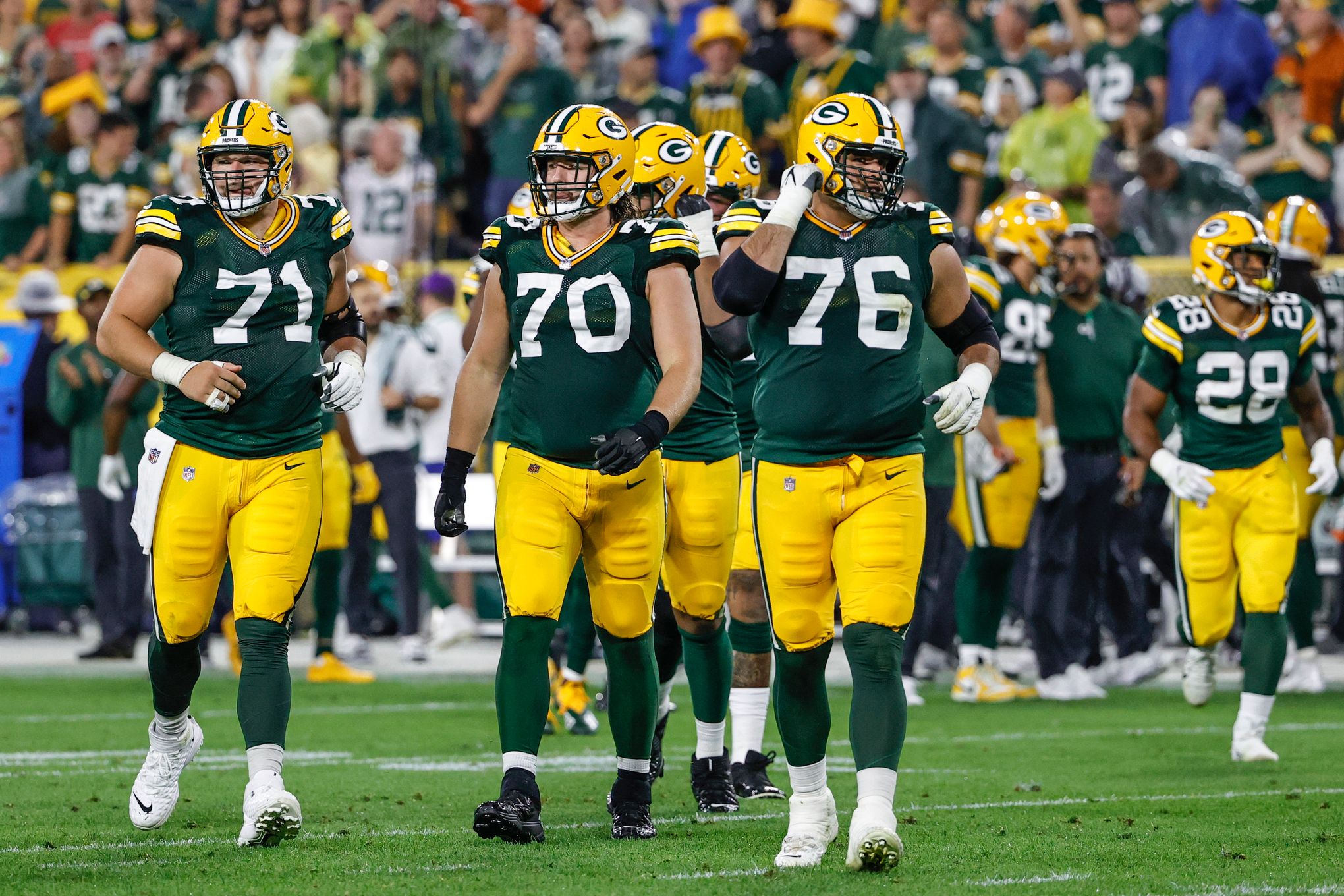 The Green Bay Packers added a pocket to Aaron Jones' jersey so he can play  while carrying his father's ashes