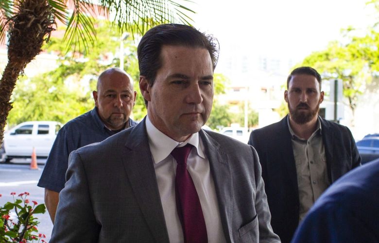 Craig Wright, self-declared inventor of Bitcoin, arrives at federal court in West Palm Beach, Fla., on June 28, 2019. MUST CREDIT: Bloomberg photo by Saul Martinez