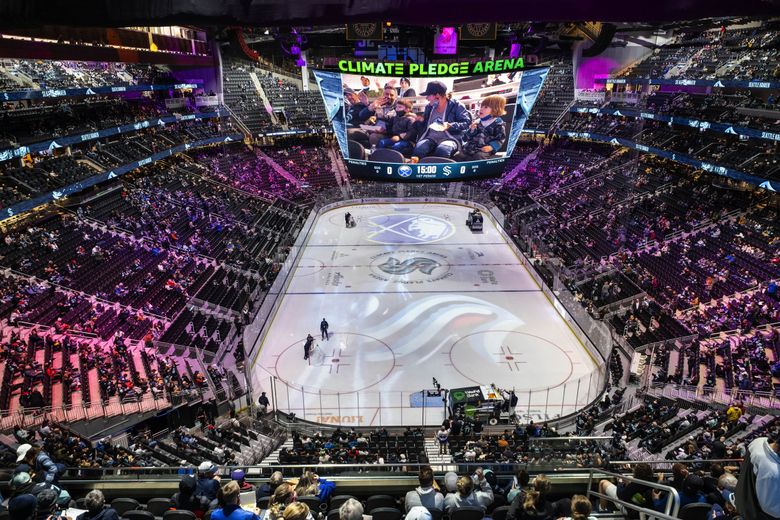 Kraken officially released in Seattle: Fans turn new Climate Pledge Arena  into a roaring hockey house – GeekWire