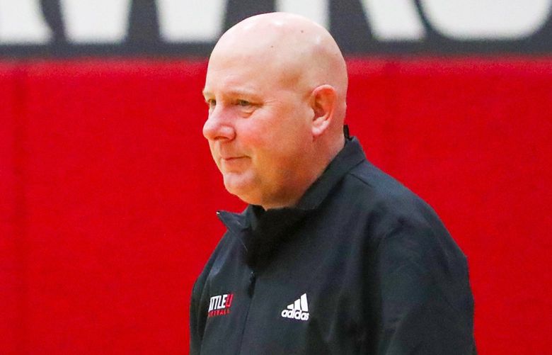 Head coach Jim Hayford during Seattle University basketball practice, Tuesday, Oct. 29, 2019. 211904 211904