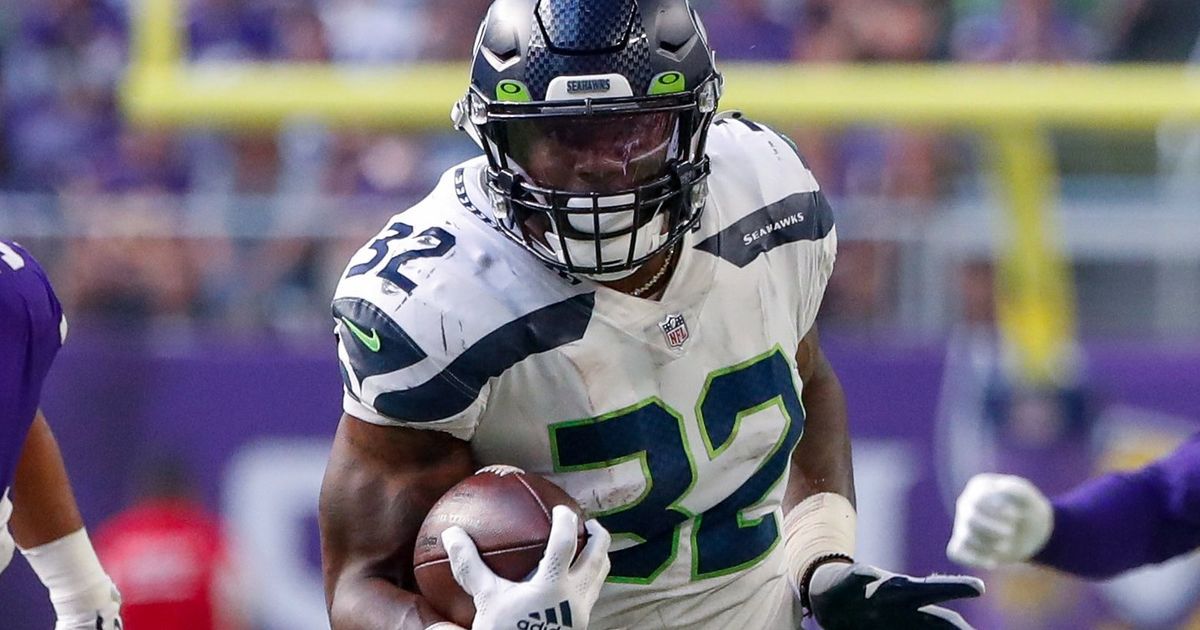 Seahawks RB Chris Carson doesn't practice Wednesday while team continues to  evaluate neck injury