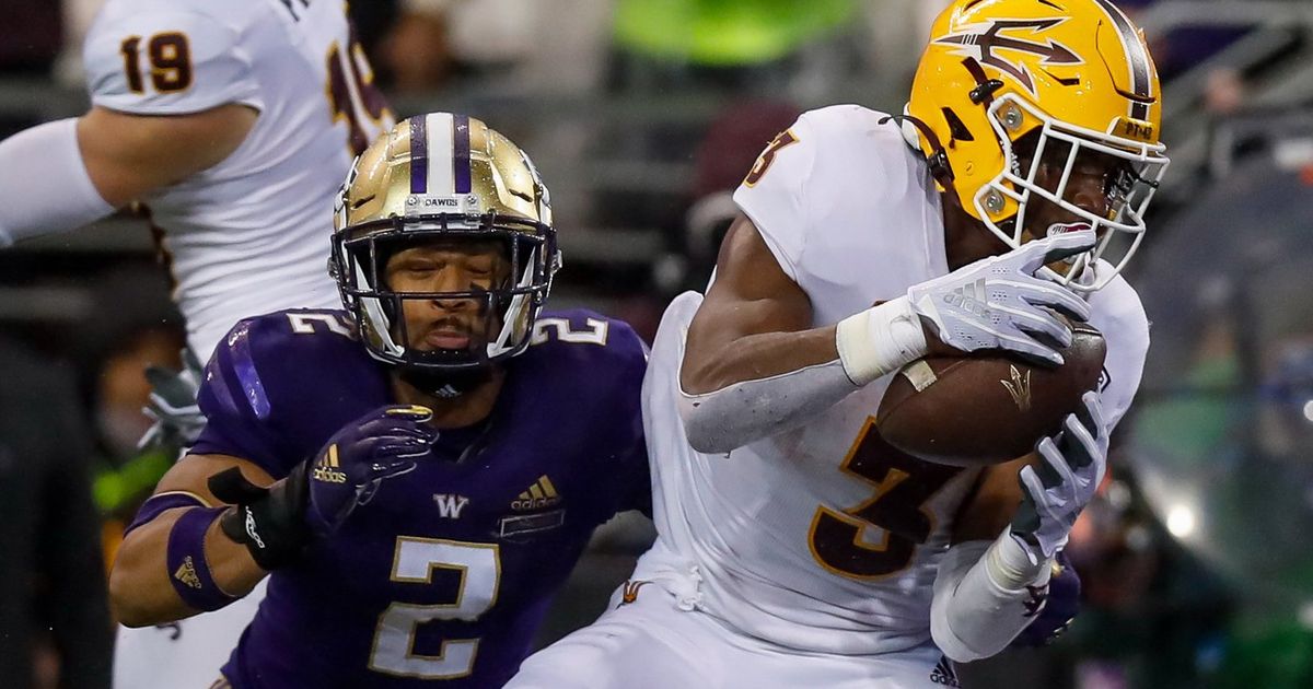 Washington defense falters in fourth quarter as Arizona State runs to ...