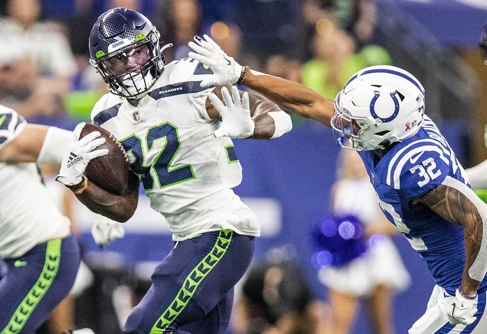 Seahawks RB Chris Carson fixed his fumbling problems in injury