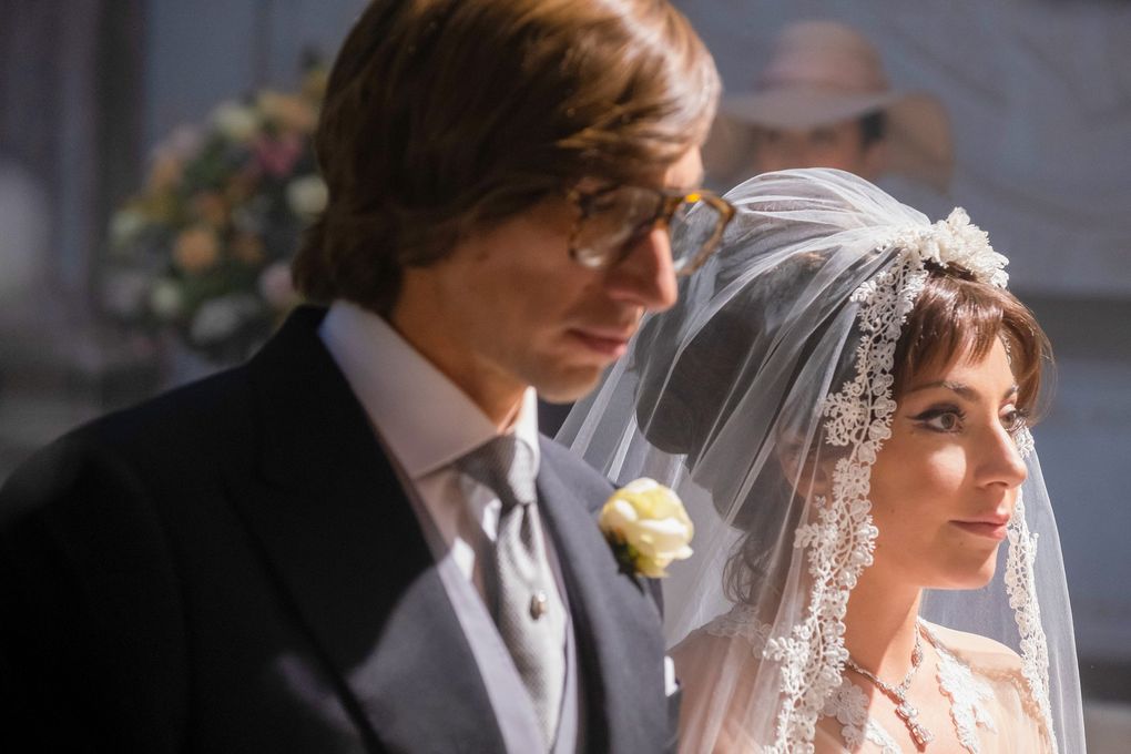 Adam Driver and Lady Gaga in Ridley Scott’s “House of Gucci.” (Fabio Lovino)
