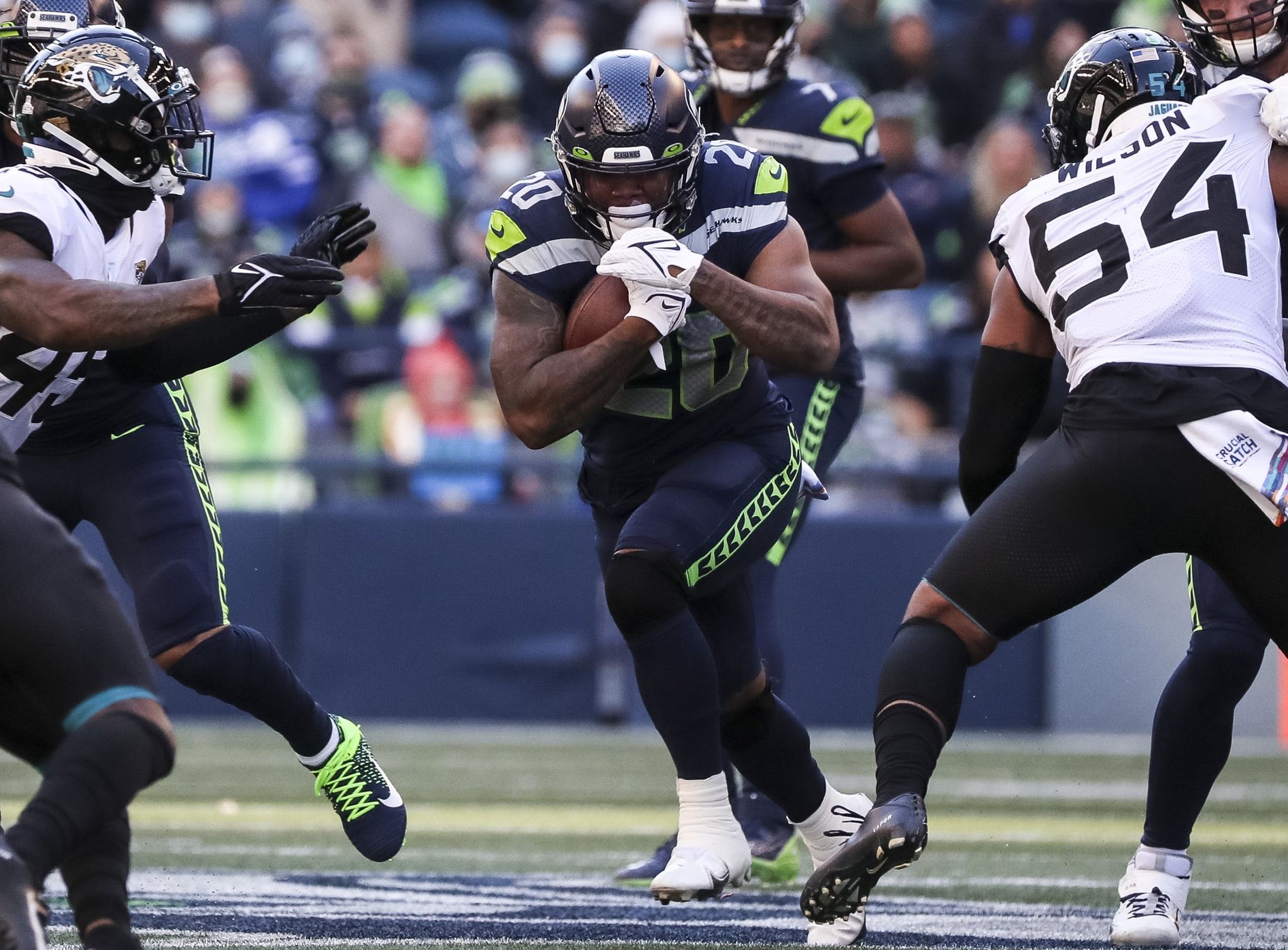 Seahawks to decline 2022 option on contract for Rashaad Penny